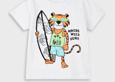 Μπλούζα με τύπωμα για αγόρι | ΛΕΥΚΟ - Energiers - 